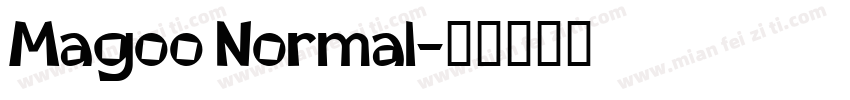 Magoo Normal字体转换